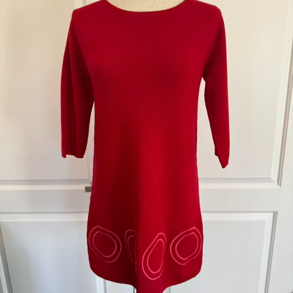 Alice + Olivia Red Wool sweater, Sz S